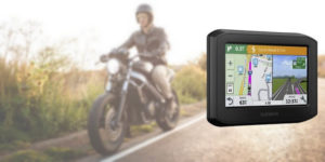 GPS per moto Garmin Zumo 396 - Un motociclista in sella alla sua moto