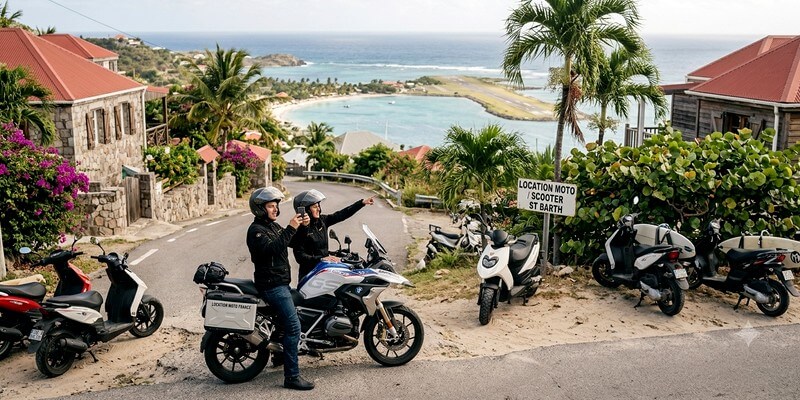 Louer des scooters a Saint Barth